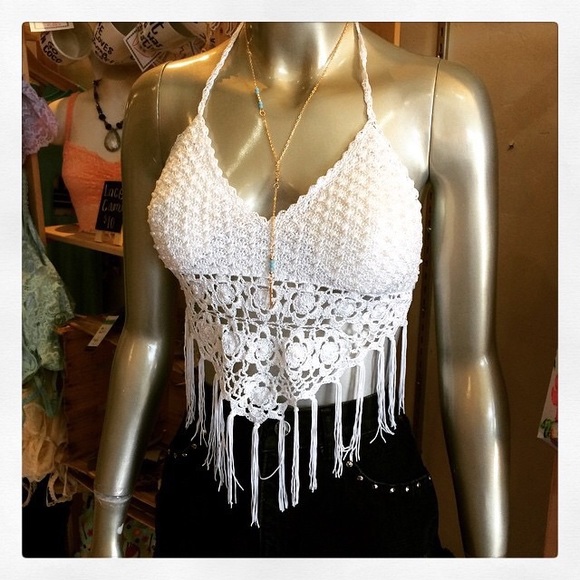 ☀️Lowest | Bundle to Save ☀️ Crochet Halter Top - Picture 3 of 5